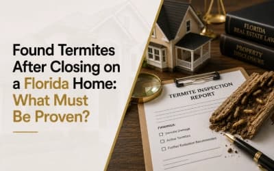 Found Termites After Closing on a Florida Home: What Must Be Proven?