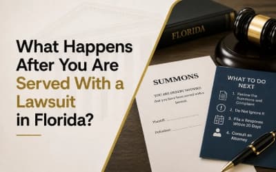 What Happens After You Are Served With a Lawsuit in Florida?