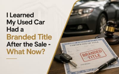 I Learned My Used Car Had a Branded Title After the Sale - What Now?